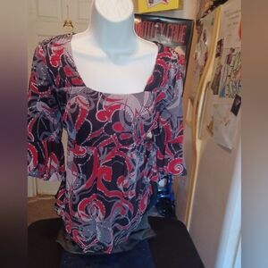Swirly Pretty Kim & Cami Top